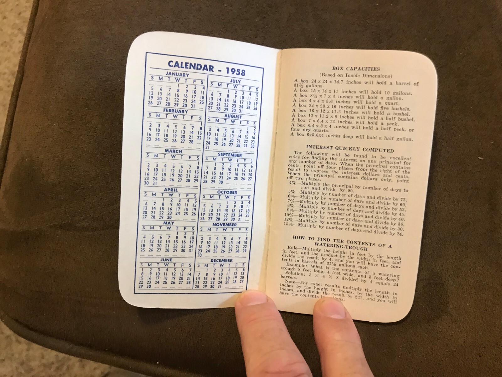 Royster Plant food Advertising FArmers Reference Notebook Circa 1959 NOS