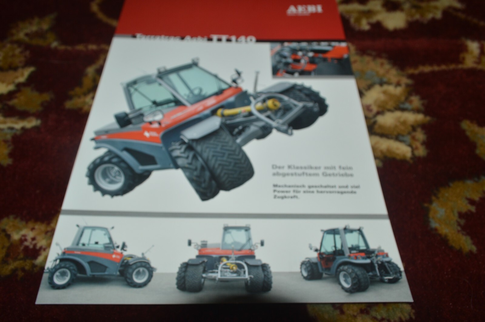 AEBI Terratrac Aebi TT140 Brochure FCCA