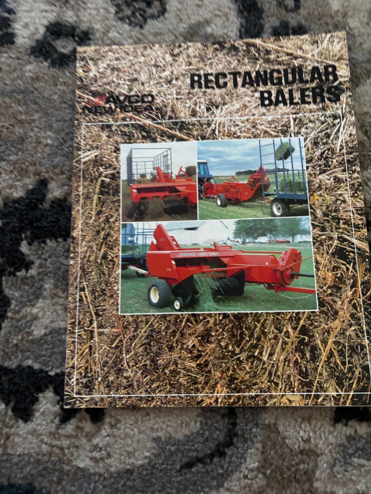 New Idea 555 565 Rectangular Baler For 1983 Brochure DCPA26