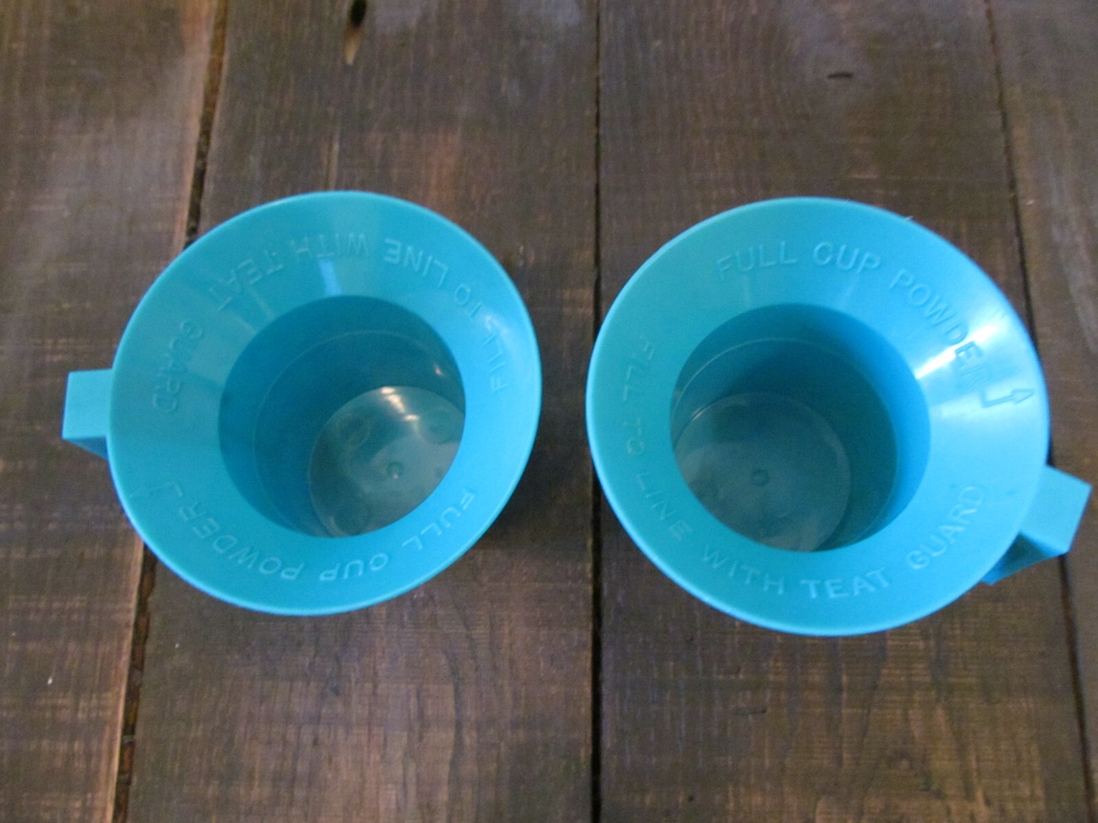 VTG Cow Teat Dipper Plastic Cup w/ Handle Klenzade Farm Livestock