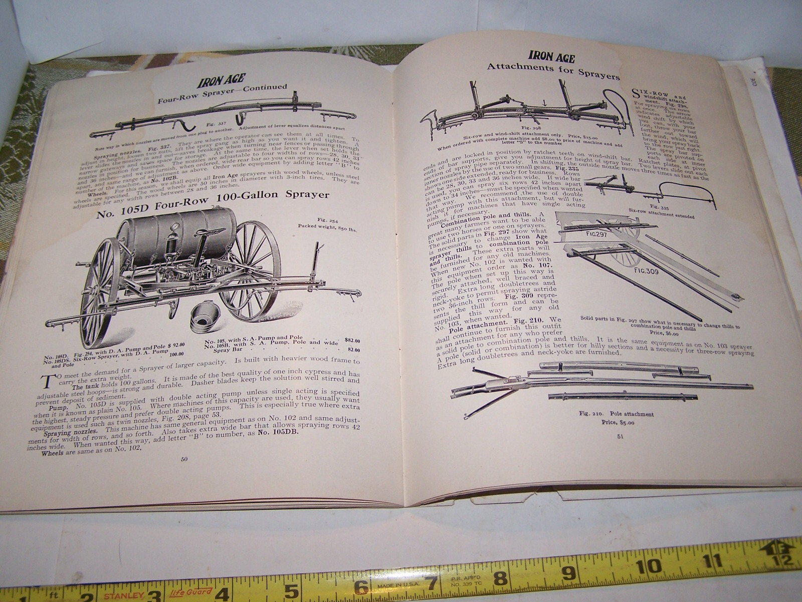 IRON AGE 1910 Full Line Sales Catalog Cultivator Plow Planter Farm Garden NICE!