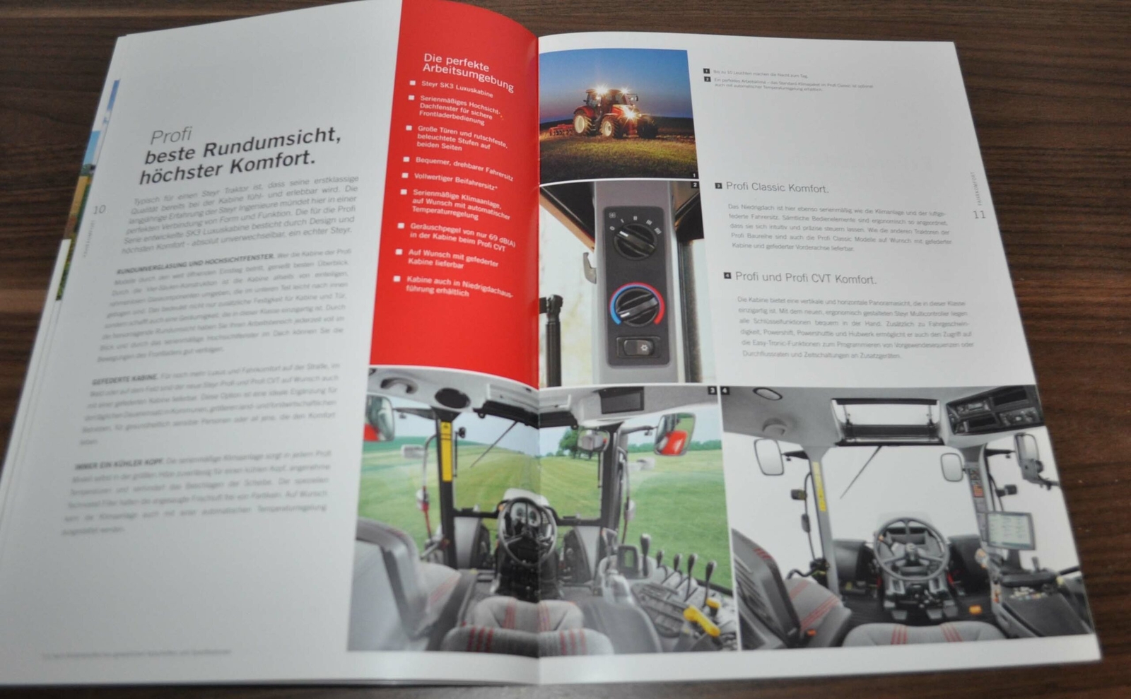 Steyr Profi Serie 4000 6000 Brochure Prospekt