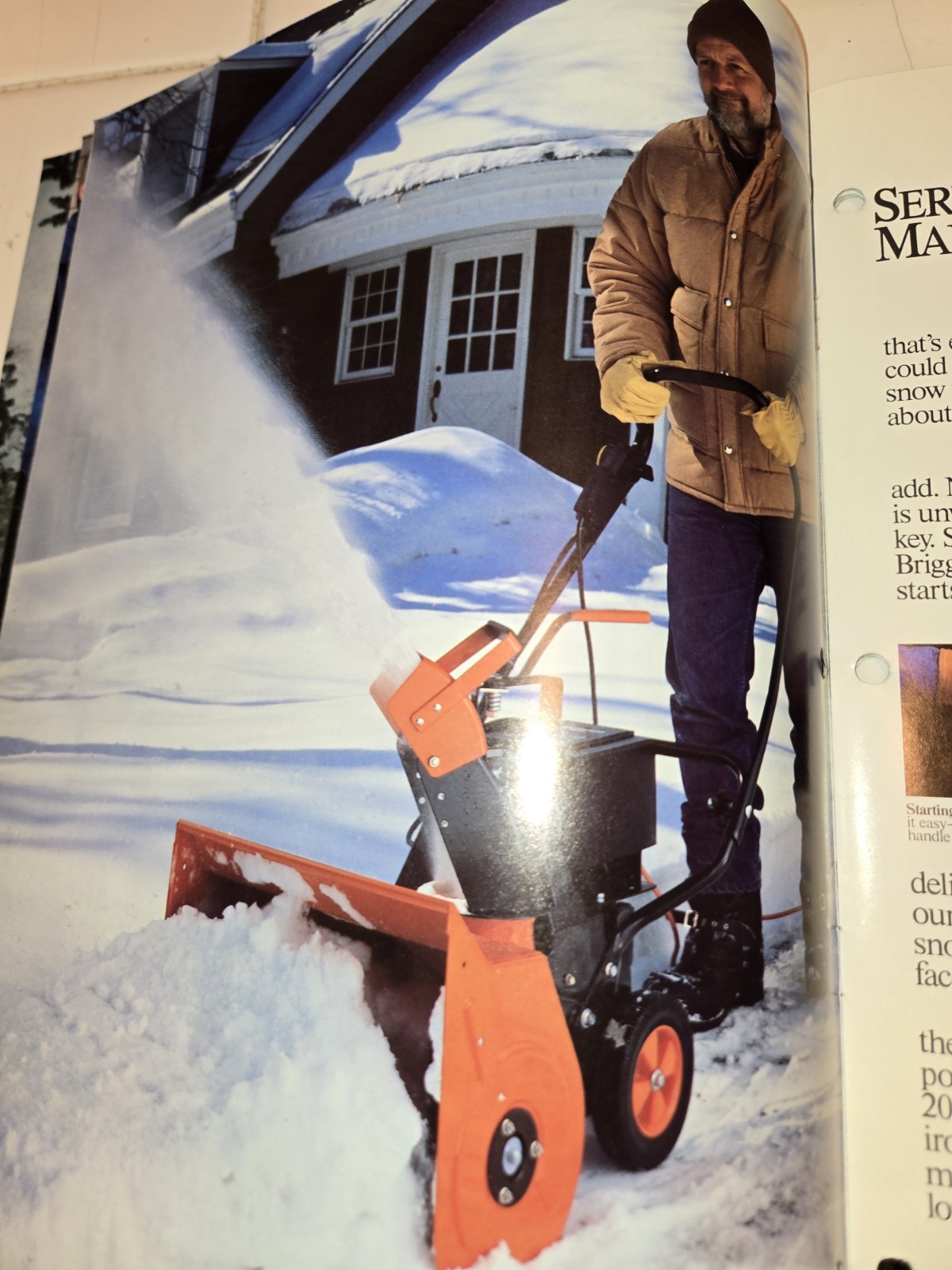 1987 1988 ARIENS DEALERSHIP ADVERTISING BROCHURES SNO-THROS