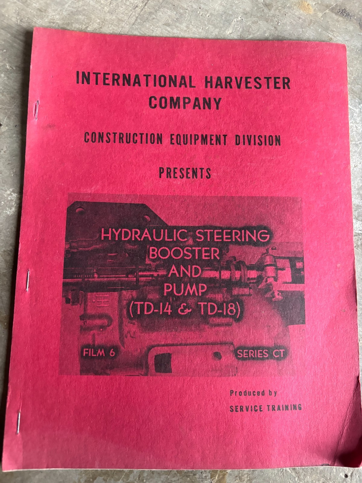 International Harvester TD14 TD18 Crawler Steering Maintenance Manual AMIL26