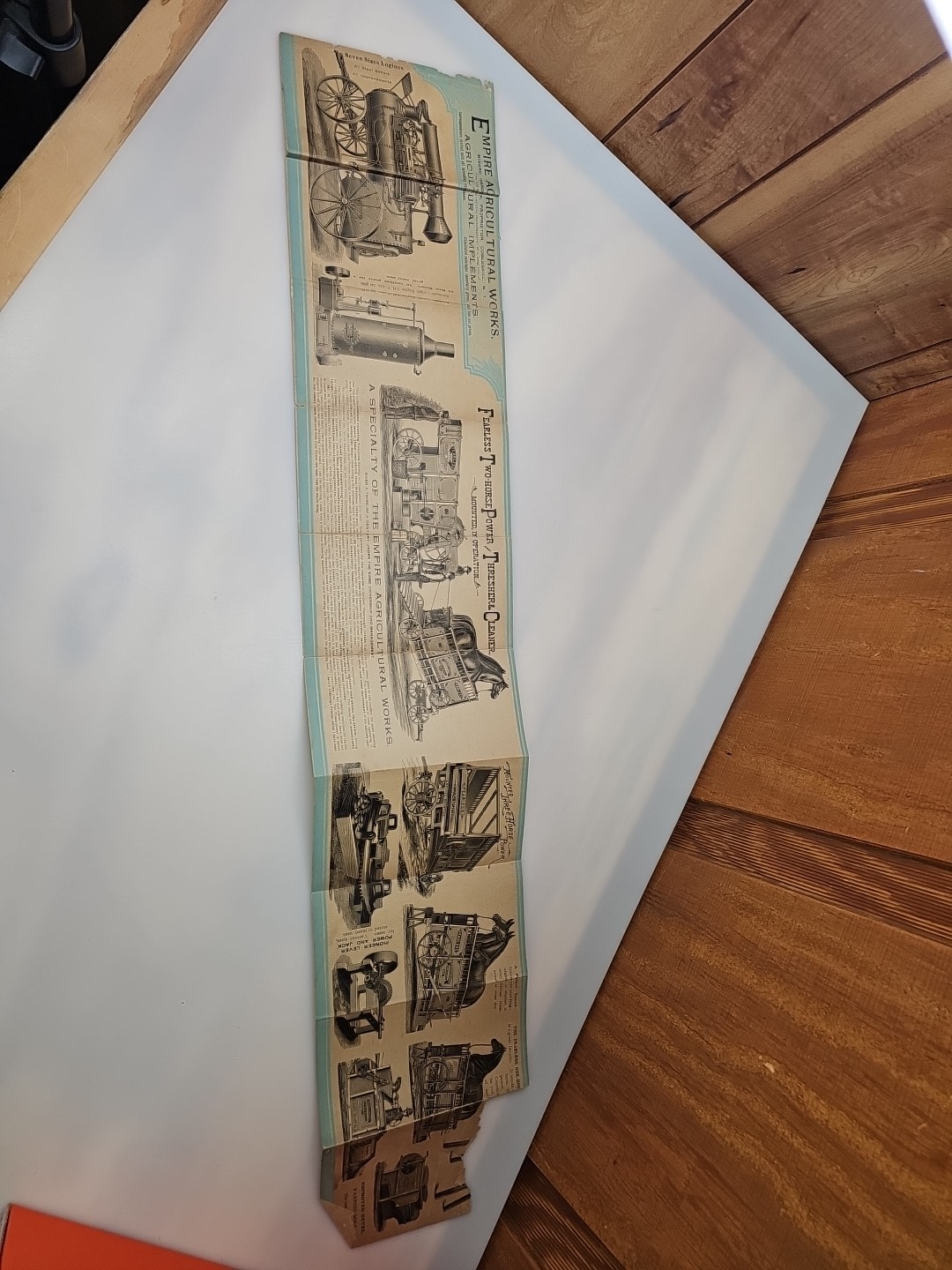 Empire Agricultural Minard Harder New York THRESHERS Literature Trade Folder