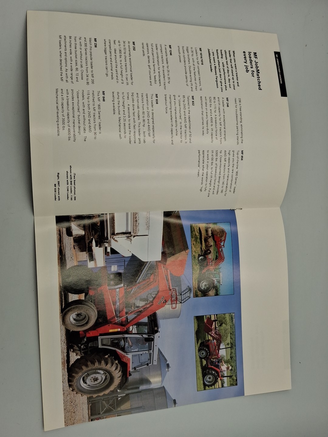 Lot 5x Vtg Tractor Advertising Brochures Massey Ferguson Mitsubishi Allied SMC