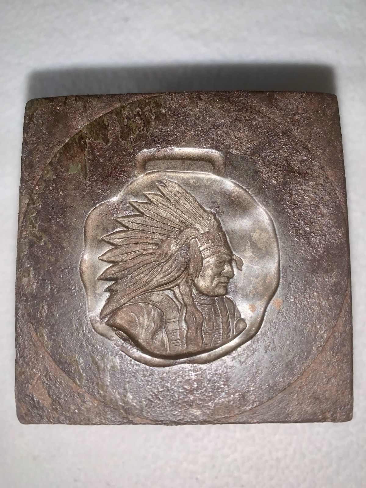 Antique 19thC Sioux City Stock Yards Watch Fob Production Die – Cincinnati