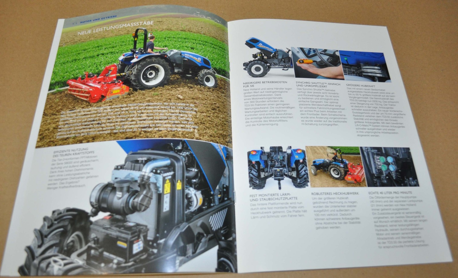 2015 New Holland TD3.50 Tractor Brochure Prospekt DE