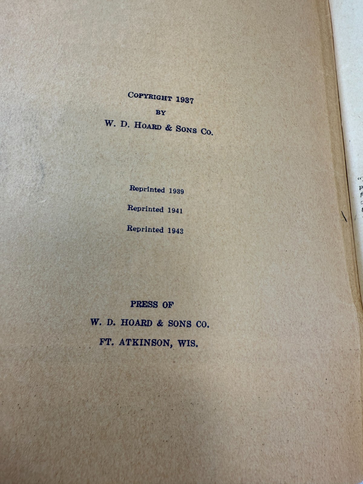 Rare 1942 THE HOARD&rsquo;S DAIRYMAN FEED GUIDE Cattle Poultry Horses Swine Farming