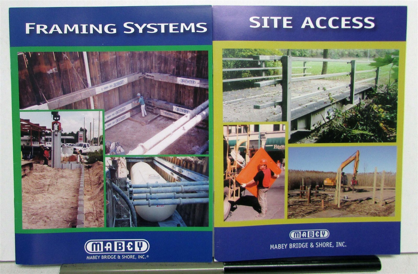 2000s Mabey Framing System & Site Access Specifications Diagrams Sales Brochures