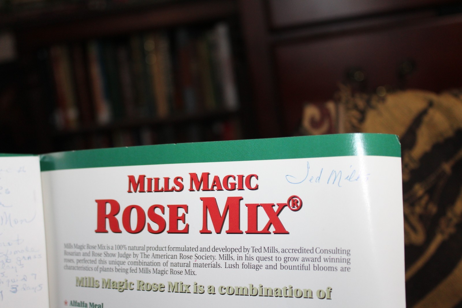 Vintage Gardening Brochure Mills Magic Rose Mix EasyFeed