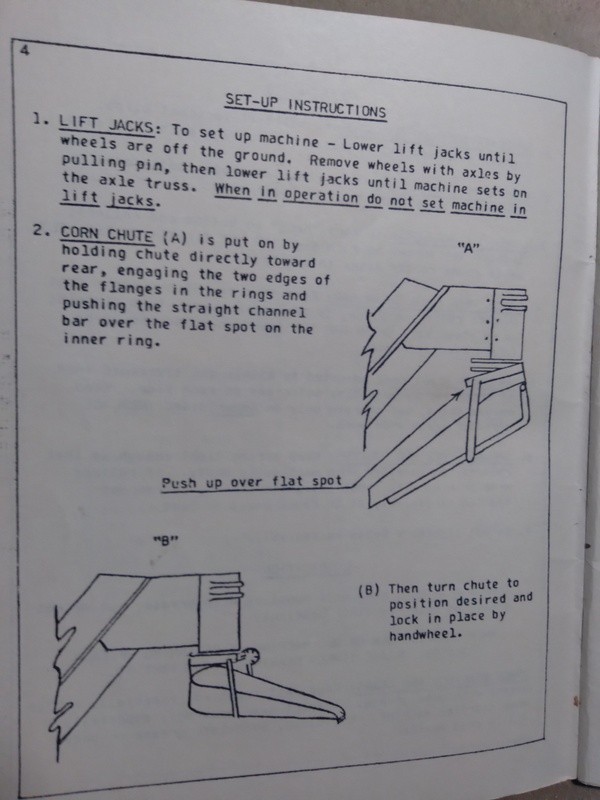 Repair Parts List Instructions Operate Rosenthal Steel 4-20 Corn Husker Shredder