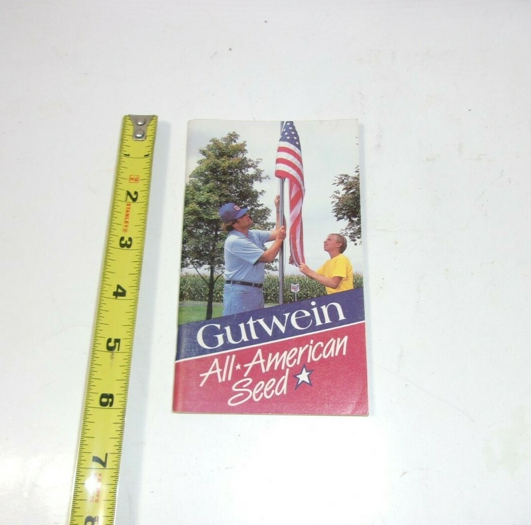 Farmers Pocket Memo Advertising Gutwein Seed Agriculture Vintage Book Farm