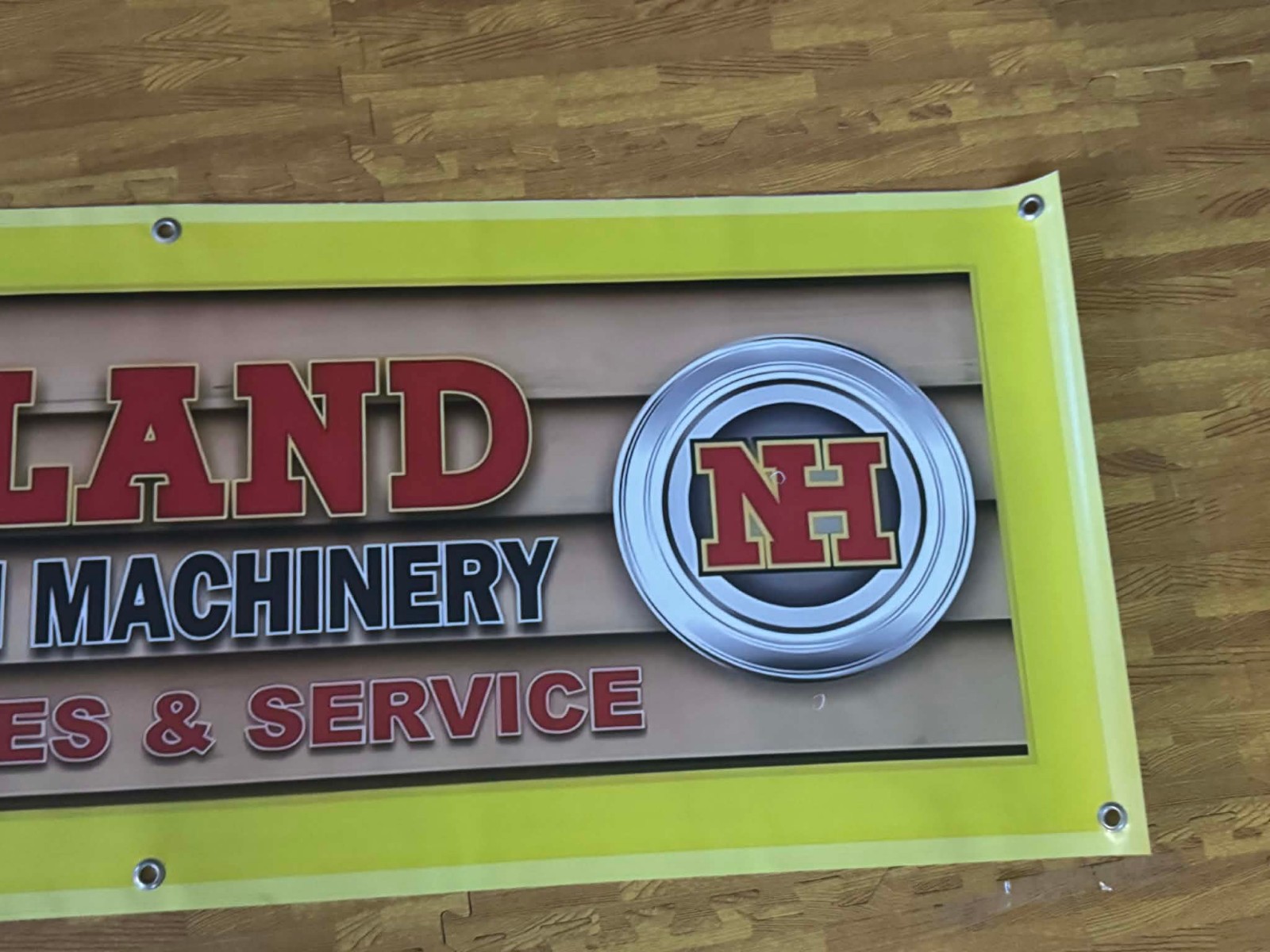 New Holland Farm Banner 80×20 Tractor Shop Mancavedecor Farm Equipment Decor