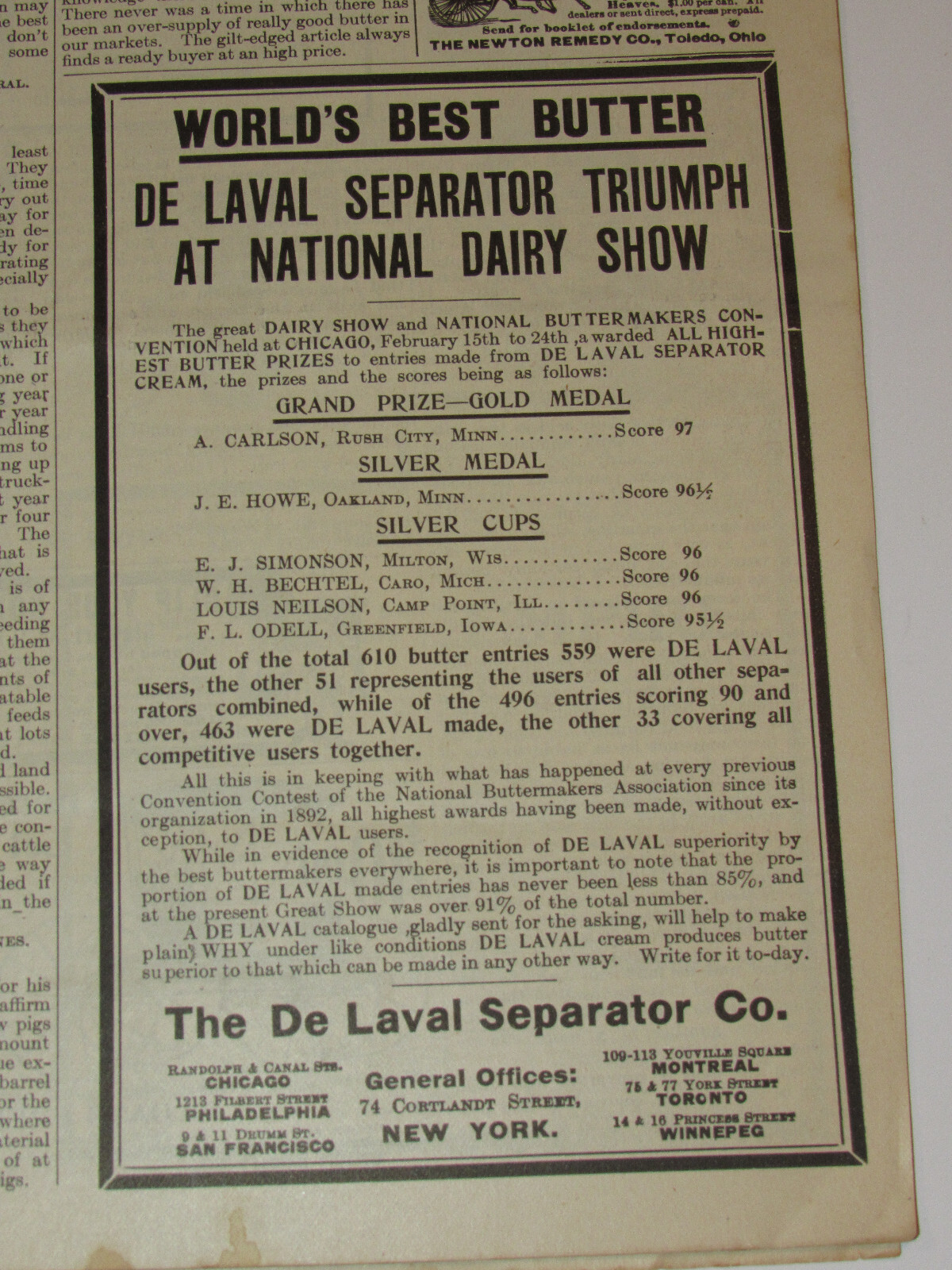 5 VTG 1906-07 &lsquo;AGRICULTURAL EPITOMIST&rsquo; MAGAZINES! ONLY PAPER PRINTED ON A FARM!