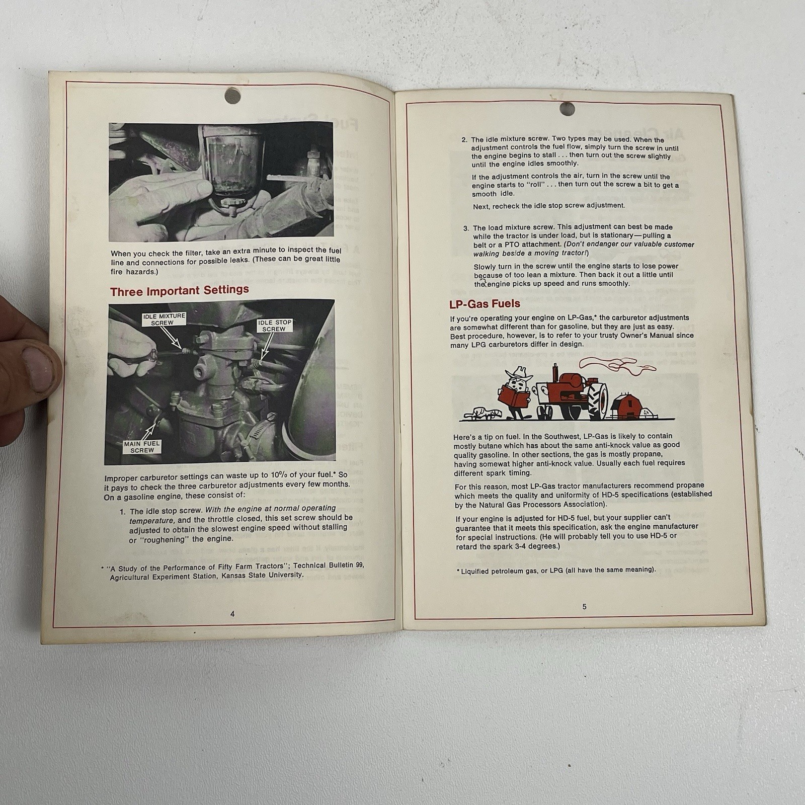 Vintage Champion Spark Plugs Tractor Tips Pocket Guide Booklet