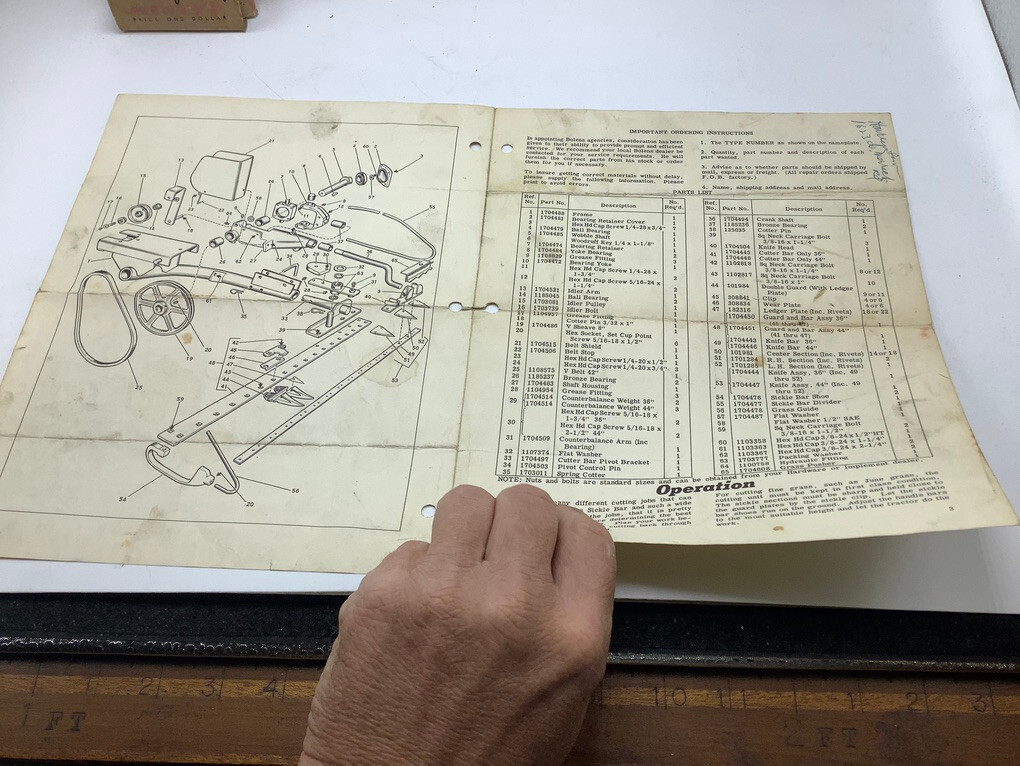 Original – Owner Manual BOLENS — SICKLE BAR — i show all pages