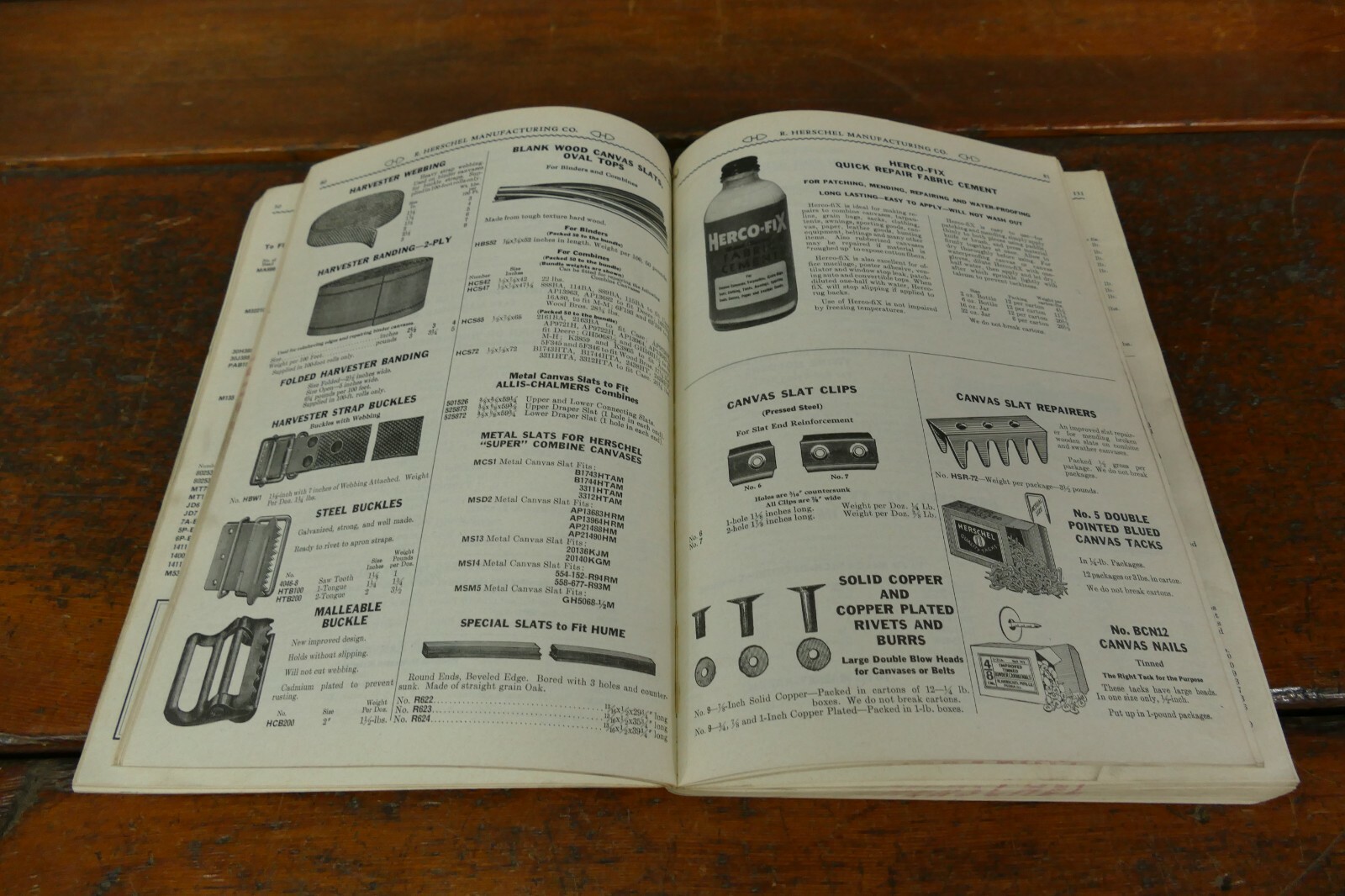 Vintage 1959 R HERSCHEL MFG CO Catalog Farm Implement Machinery Tools PEORIA IL