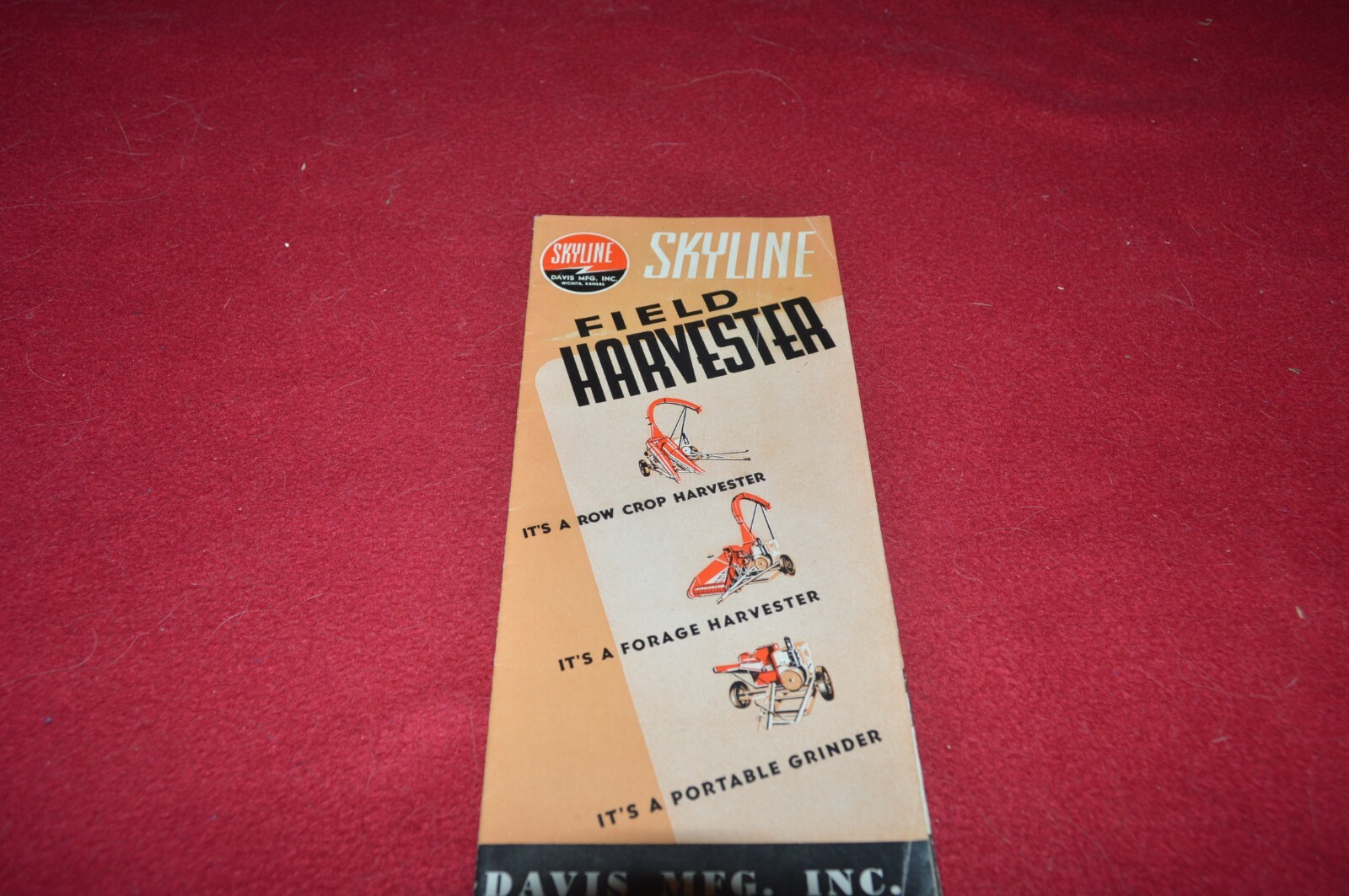 Davis Skyline Field Harvester Brochure FCCA