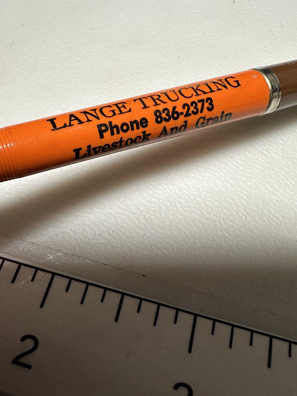 Vintage Callaway Nebraska Lange Trucking Livestock Grain Farming Ag Hauling Pen