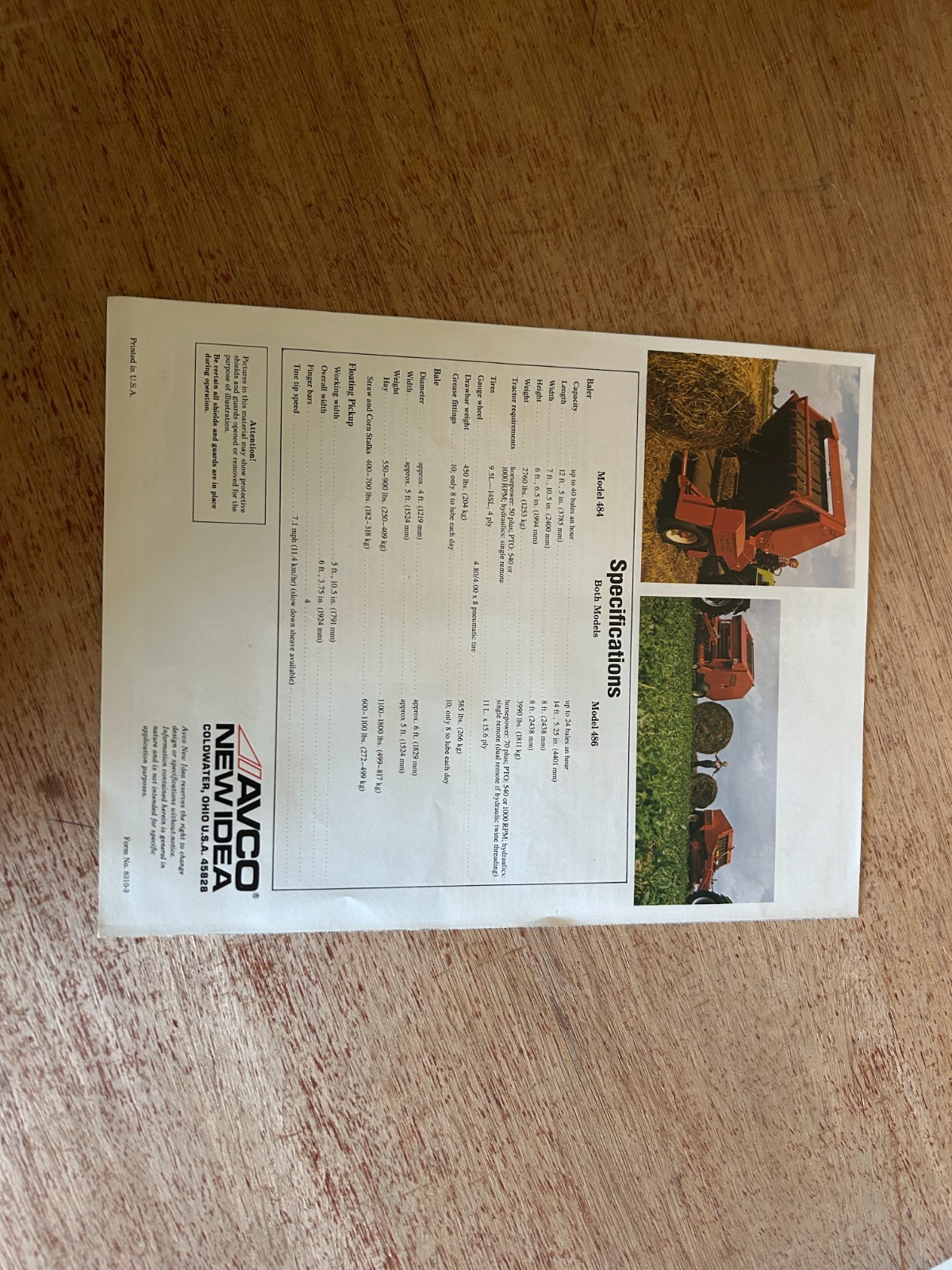 John Deere Fiat Tractors Avco New Idea Advertising Flyer Brochure Vintage Lot