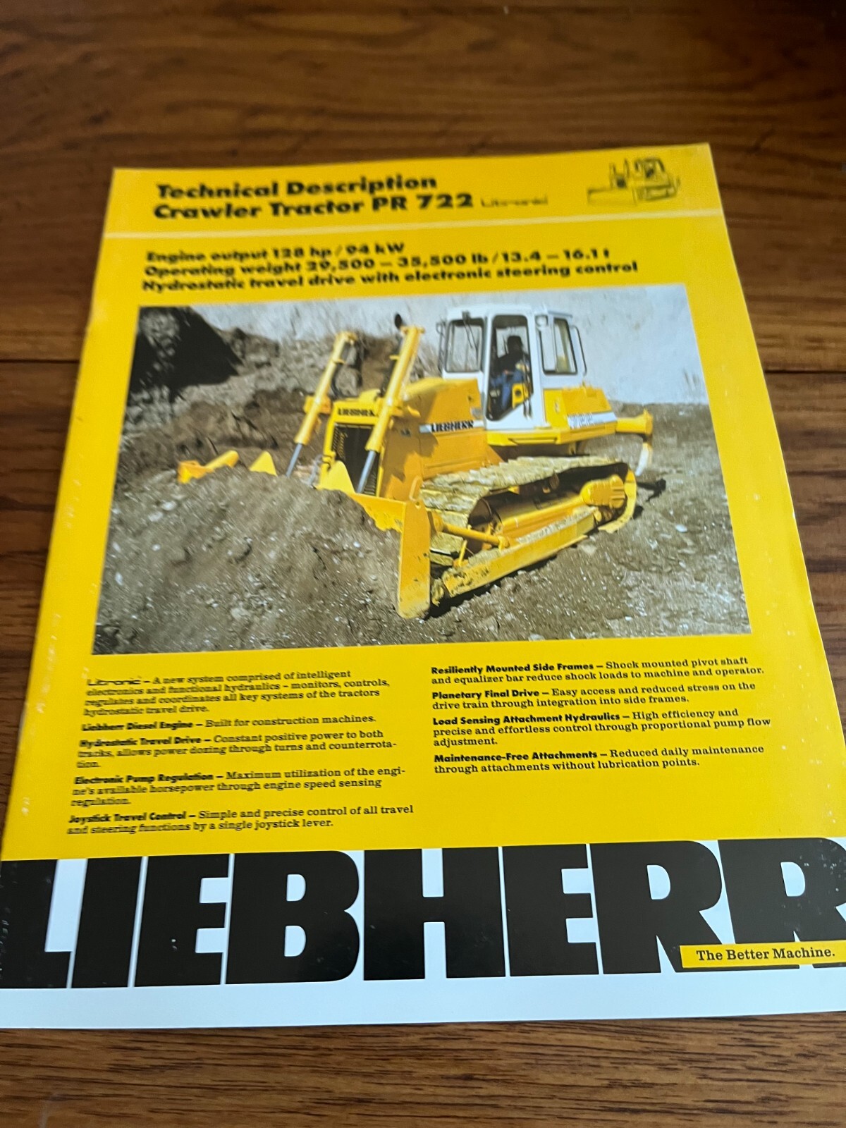 Liebherr 722 Crawler Dozer Brochure AMIL22