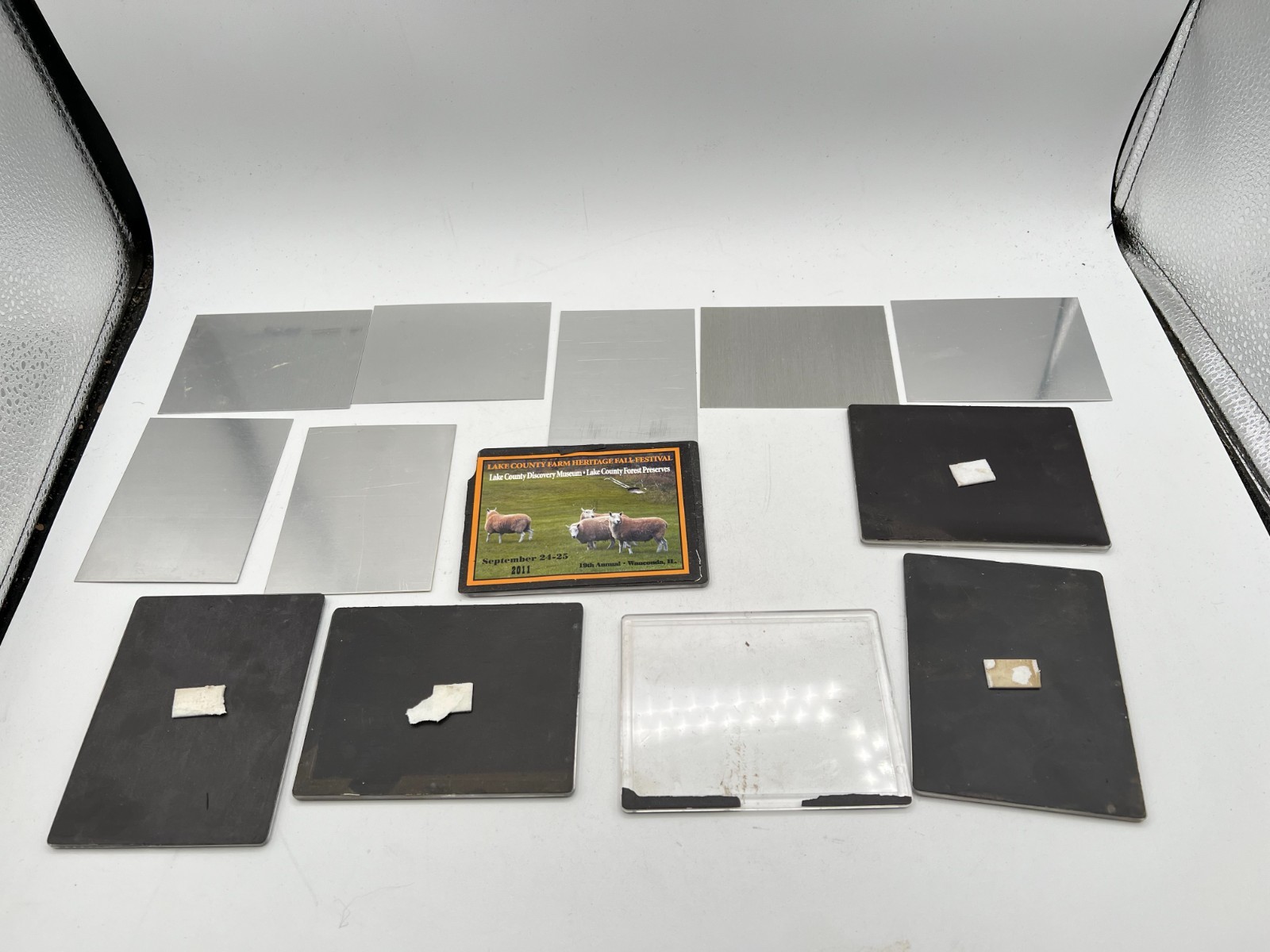 Lot Of 26 2000&rsquo;s Wisconsin & IL Tractor Steam Farm Show Metal Plaques / Plates