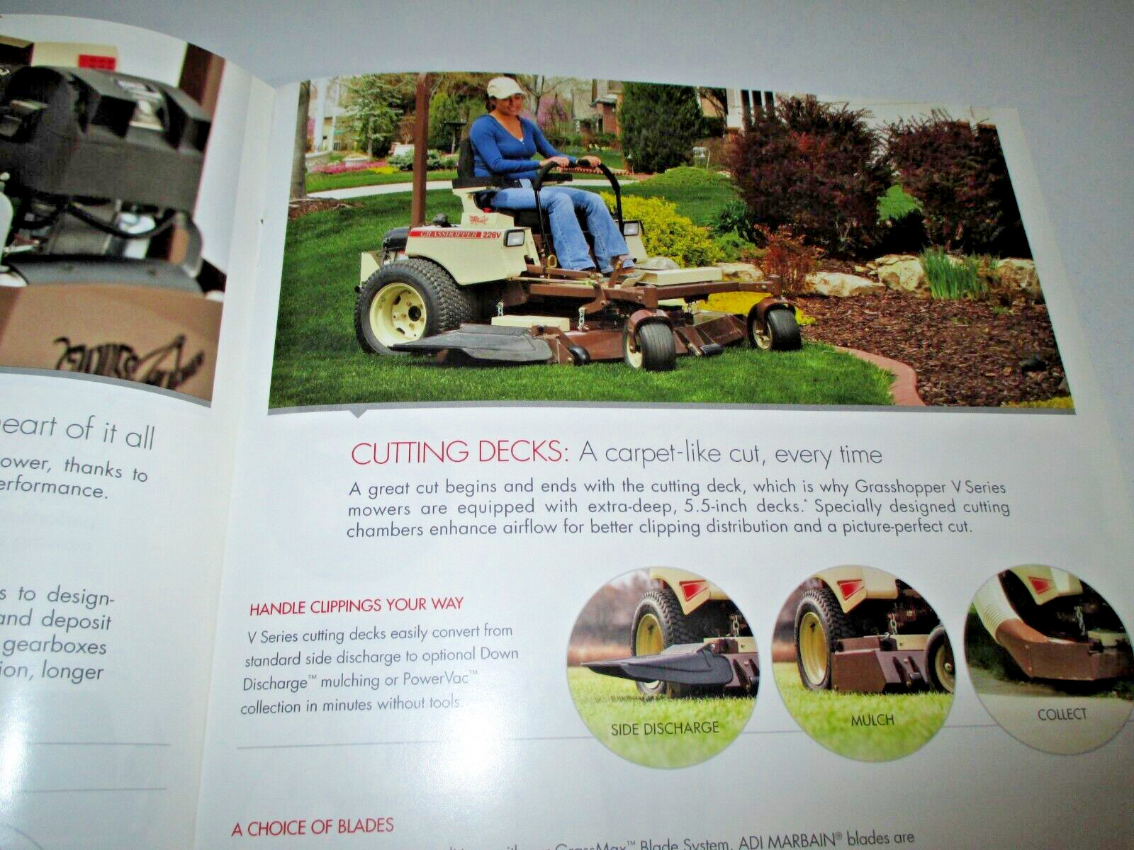 *Grasshopper V Series Zero Turn Mower Sales Brochure 8F thru 226V-61 2015