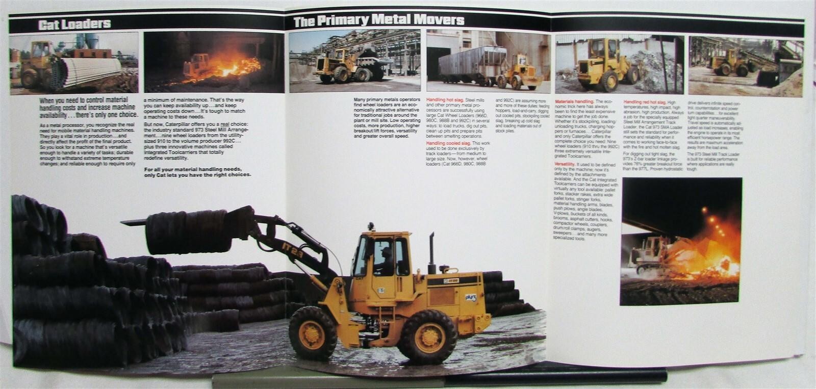 1990s Cat Metal Movers Features Specifications Sales Tri-Folder