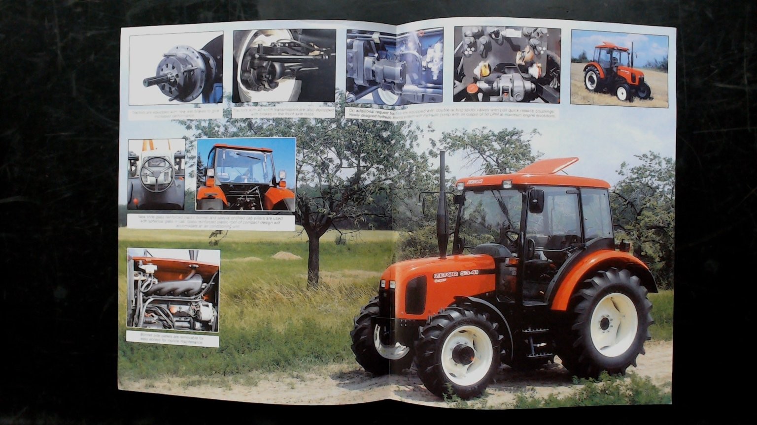 Zetor 5341 5321 Tractor Brochure Vintage Agriculture Farming 1990s