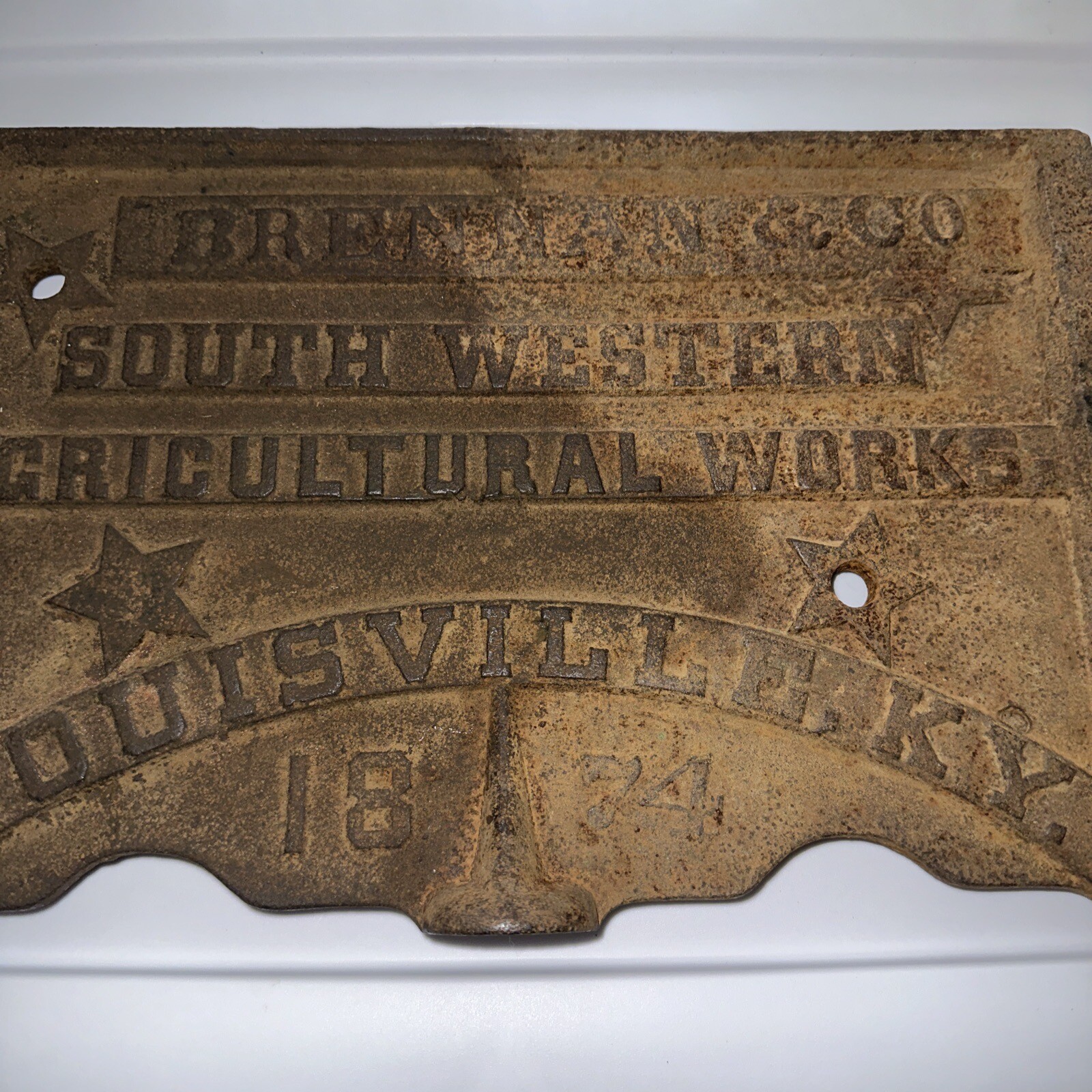 Brennan & Co Southwestern Agriculture Implement Works Louisville KY Cast Iron