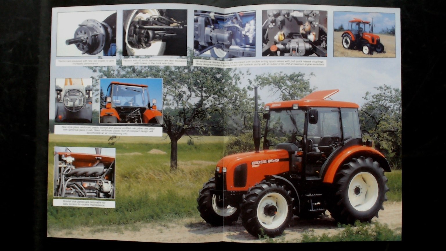 Zetor 5341 5321 Vintage Agricultural Tractor Brochure 1980s