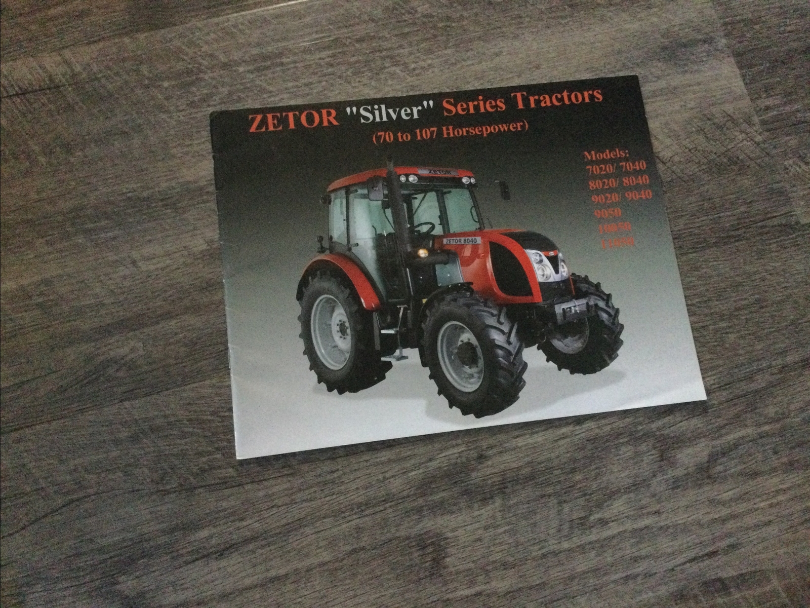 Zetor Silver Series Tractors Brochure