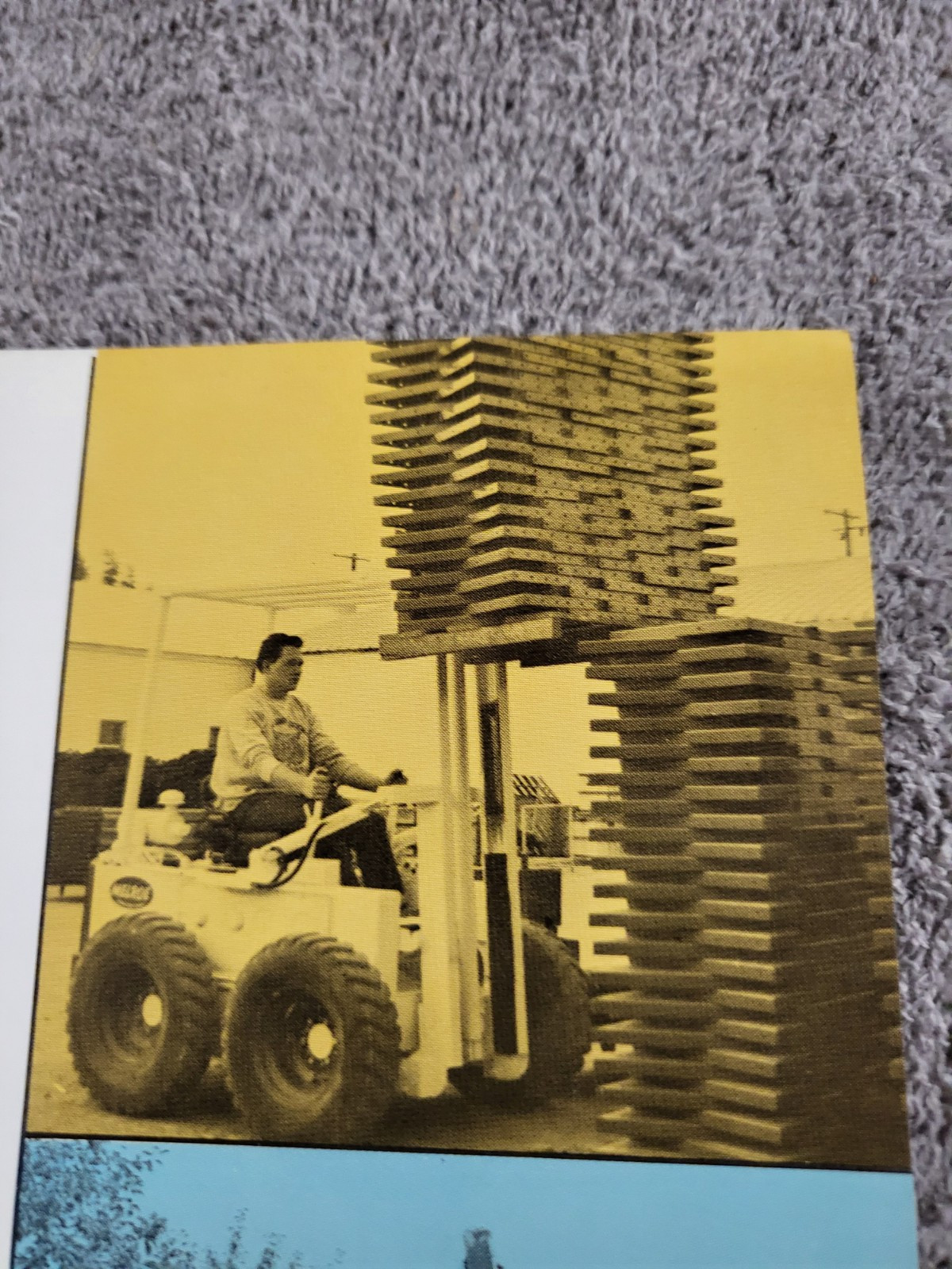 Vintage 1971 BROCHURE Melroe Bobcat Skid Steer Loader Fork Lift 500VL & 600VL