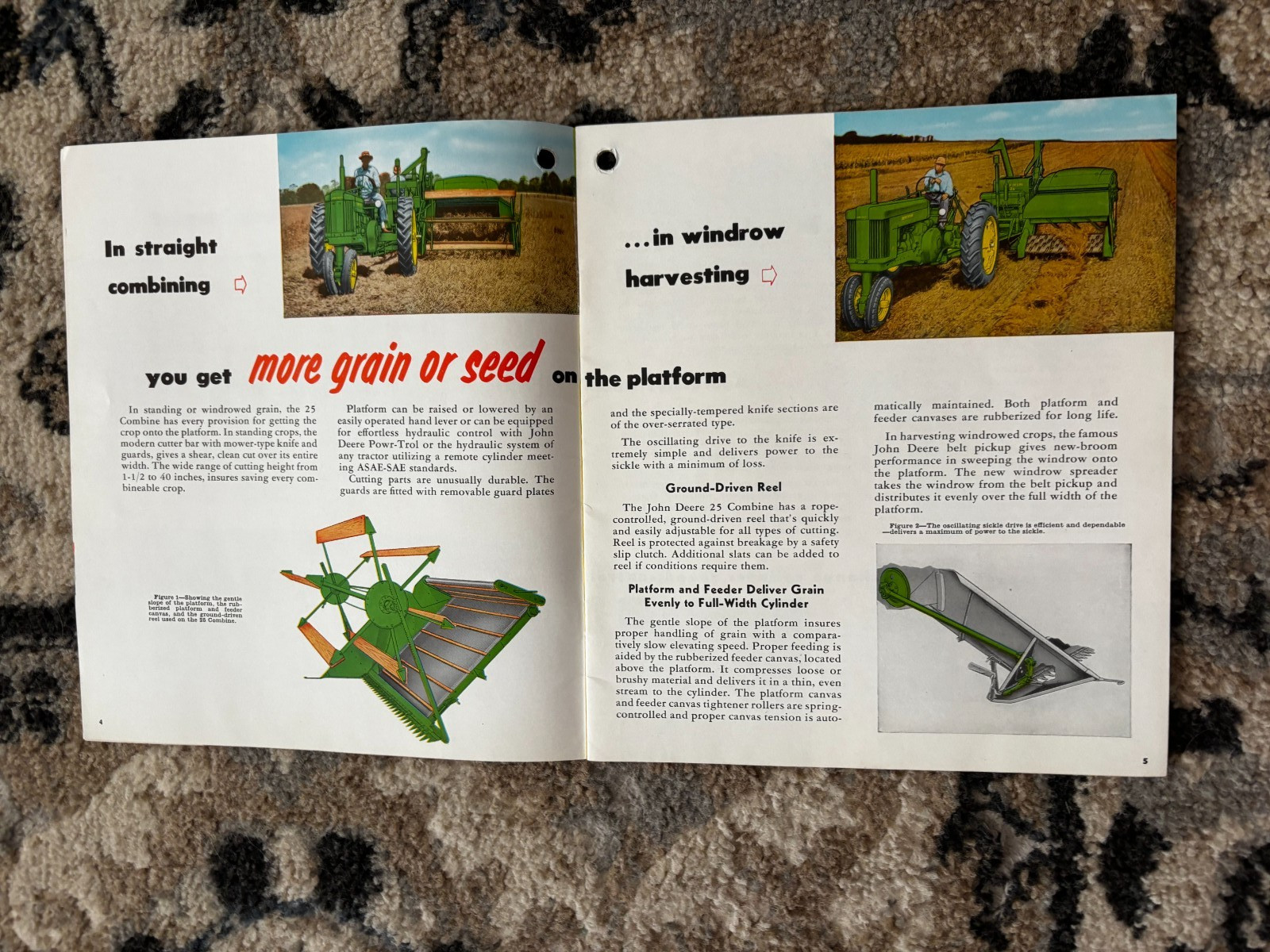 John Deere 25 Combine For 1953 Brochure DCPA26