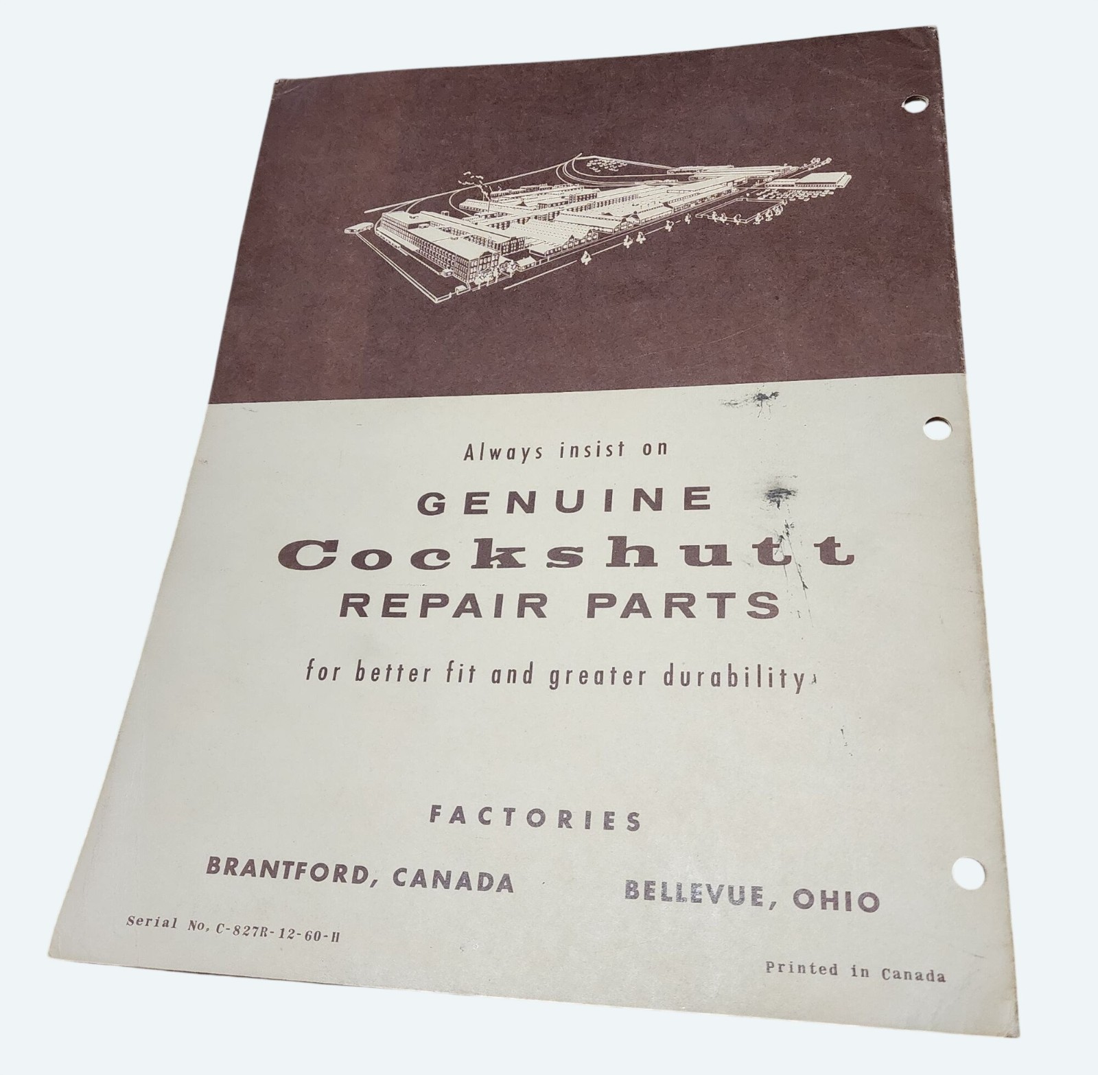 Cockshutt 330 Mower Parts List Catalog Vintage1959 w Exploded Views