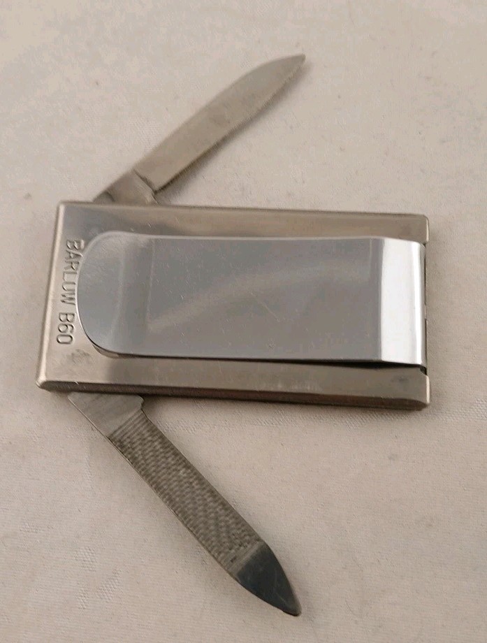 Vintage DOW Chemical Tordon Herbicide Barlow Pocket Knife/Money Clip-NEW!