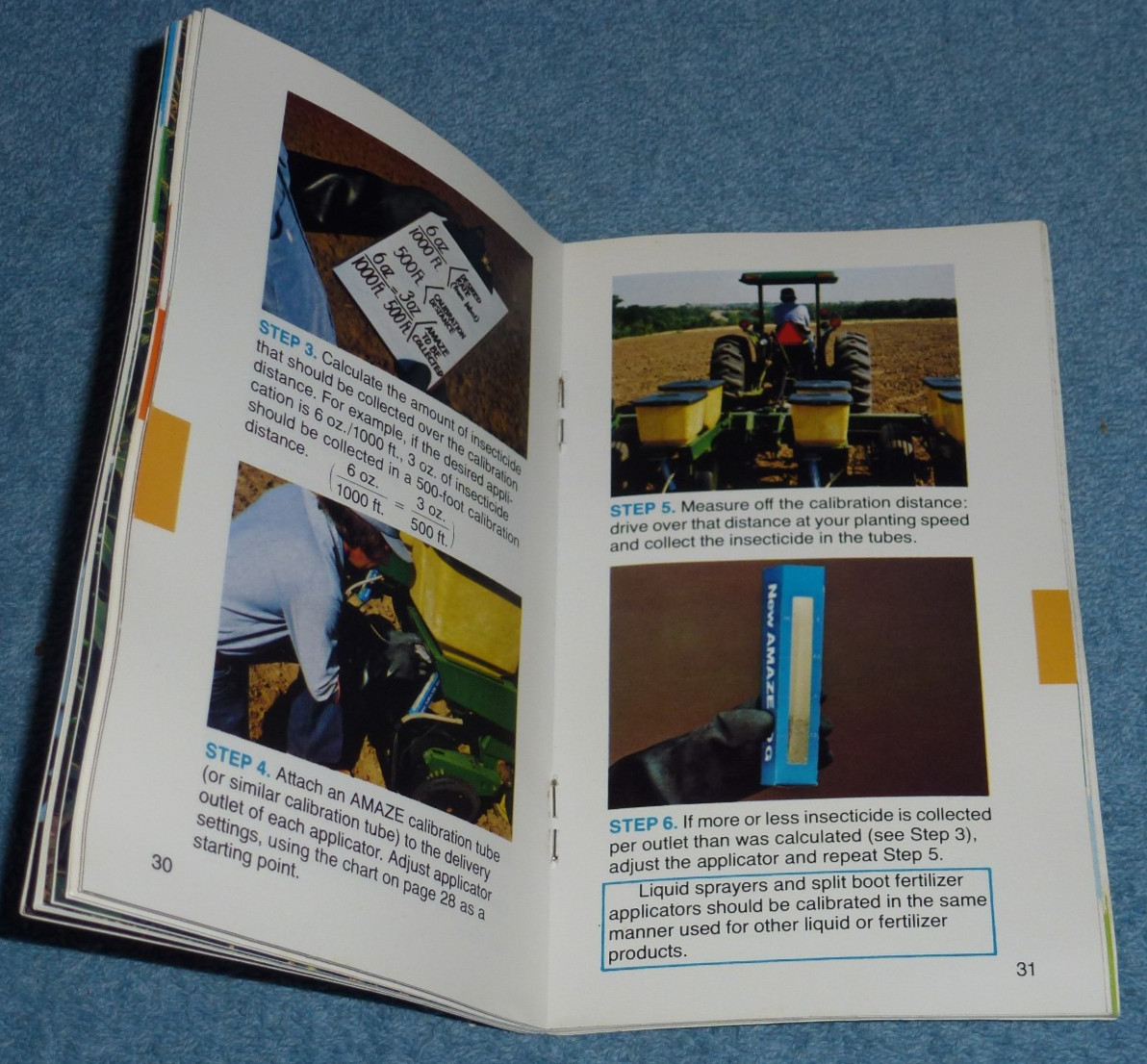1980 Amaze Corn Insecticide Mobay Chemical Farm Advertising Pocket Fact Notebook