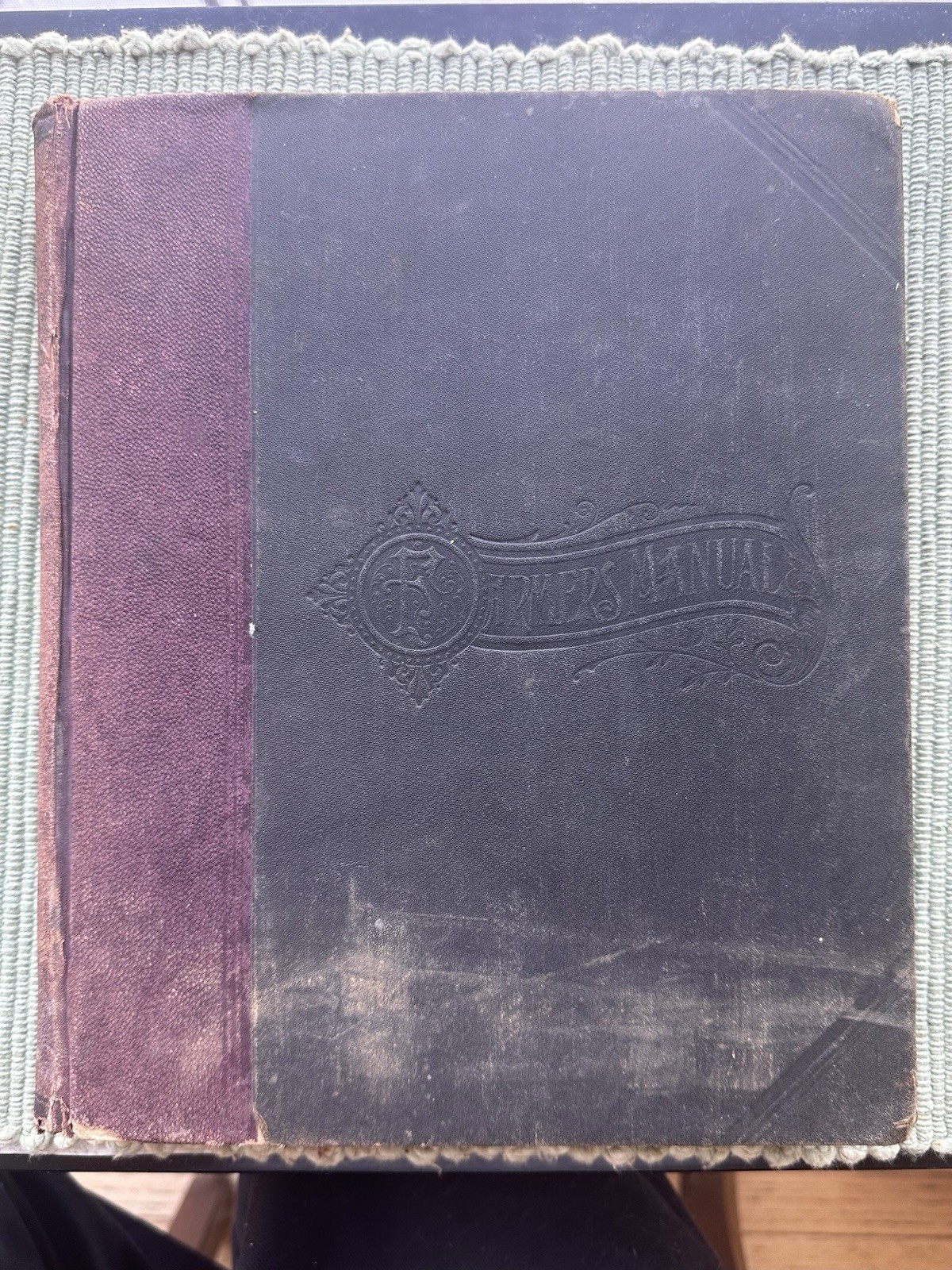 1895 Farmers Manual Complete Accountant J.L. Nichols Farm Vet Book