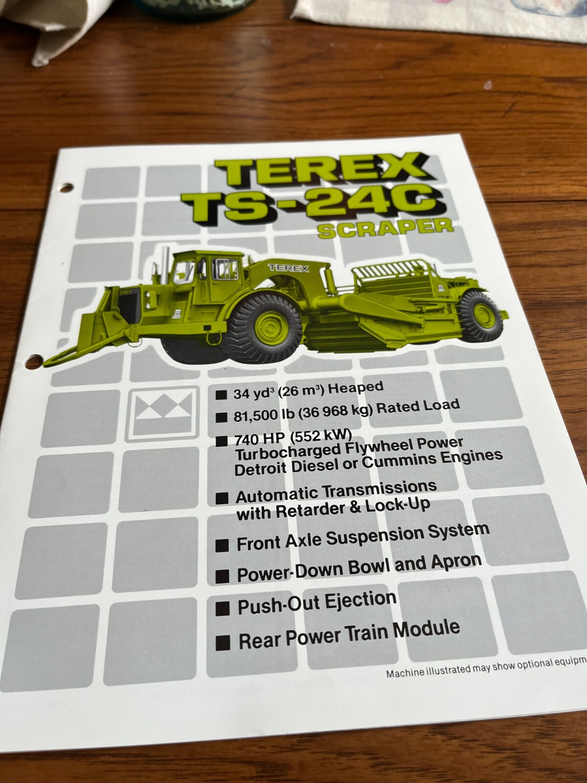 Terex TS-24G Scraper Brochure FCCA