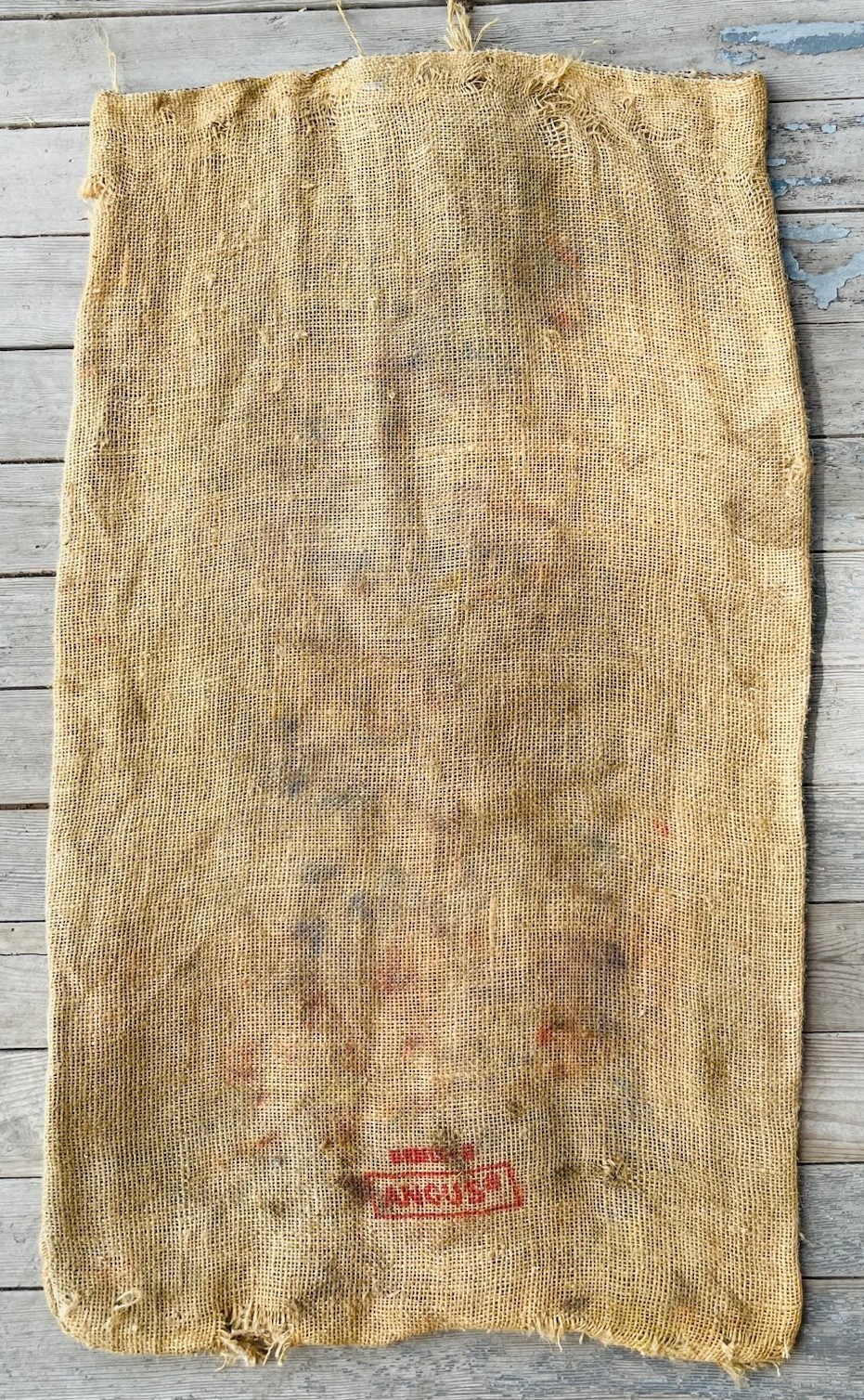 LADY LIBERTY BRAND POTATOES BURLAP BAG U.S. NO. 1 RUSTIC 100 LBS SAN JACINTO, CA