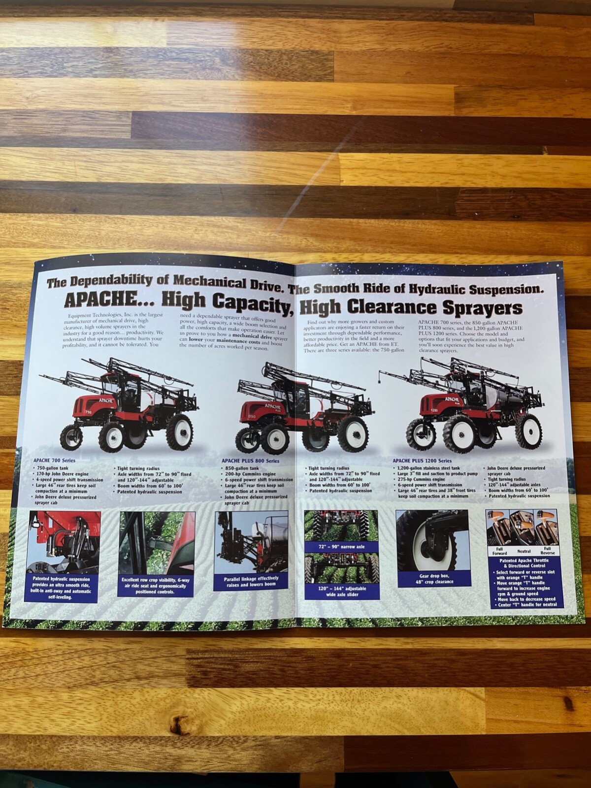 2001 Apache Sprayers sales brochure