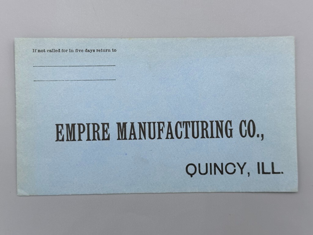 1890s EMPIRE Manufacturing FARM WAGON WHEELS Advertising Antique QUINCY IL