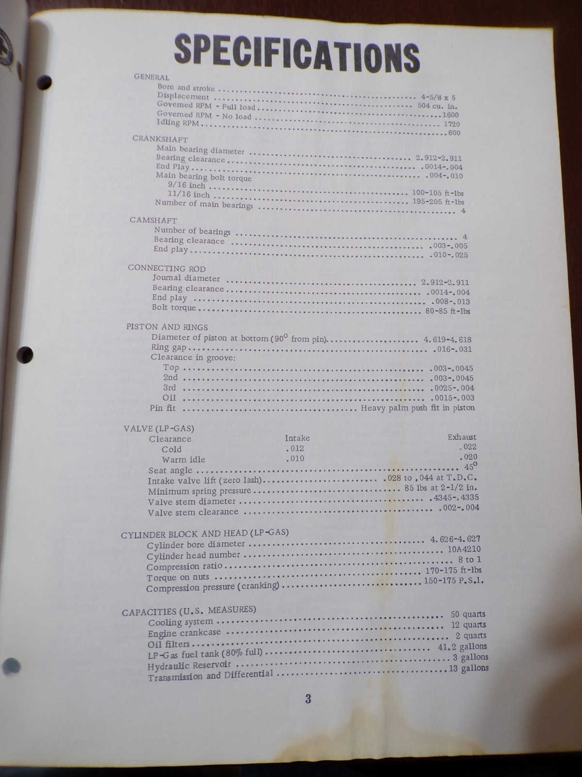Minneapolis-Moline G-705, G-706 Tractors Operator&rsquo;s Manual
