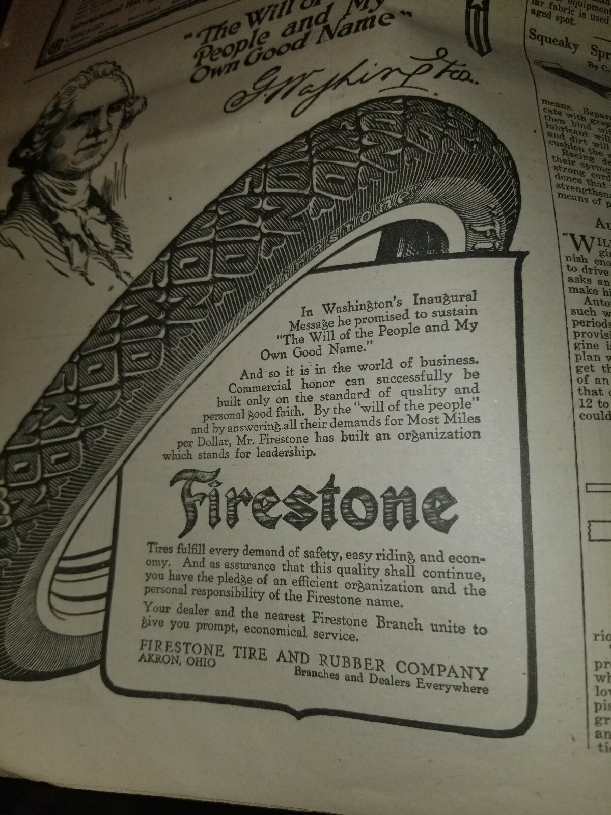 FARM and FIRESIDE, The National Farm Paper- Old Farmer Apr. 7 1917 John Deere…
