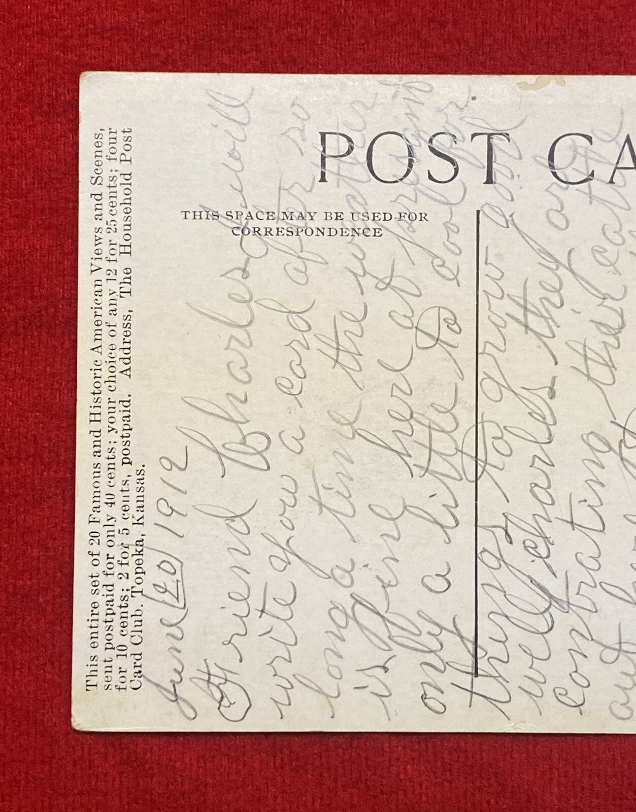 1912 « PLOWING BY STEAM IN FINNEY COUNTY-KANSAS » {STEAM TRACTOR ENGINE} POSTCARD!