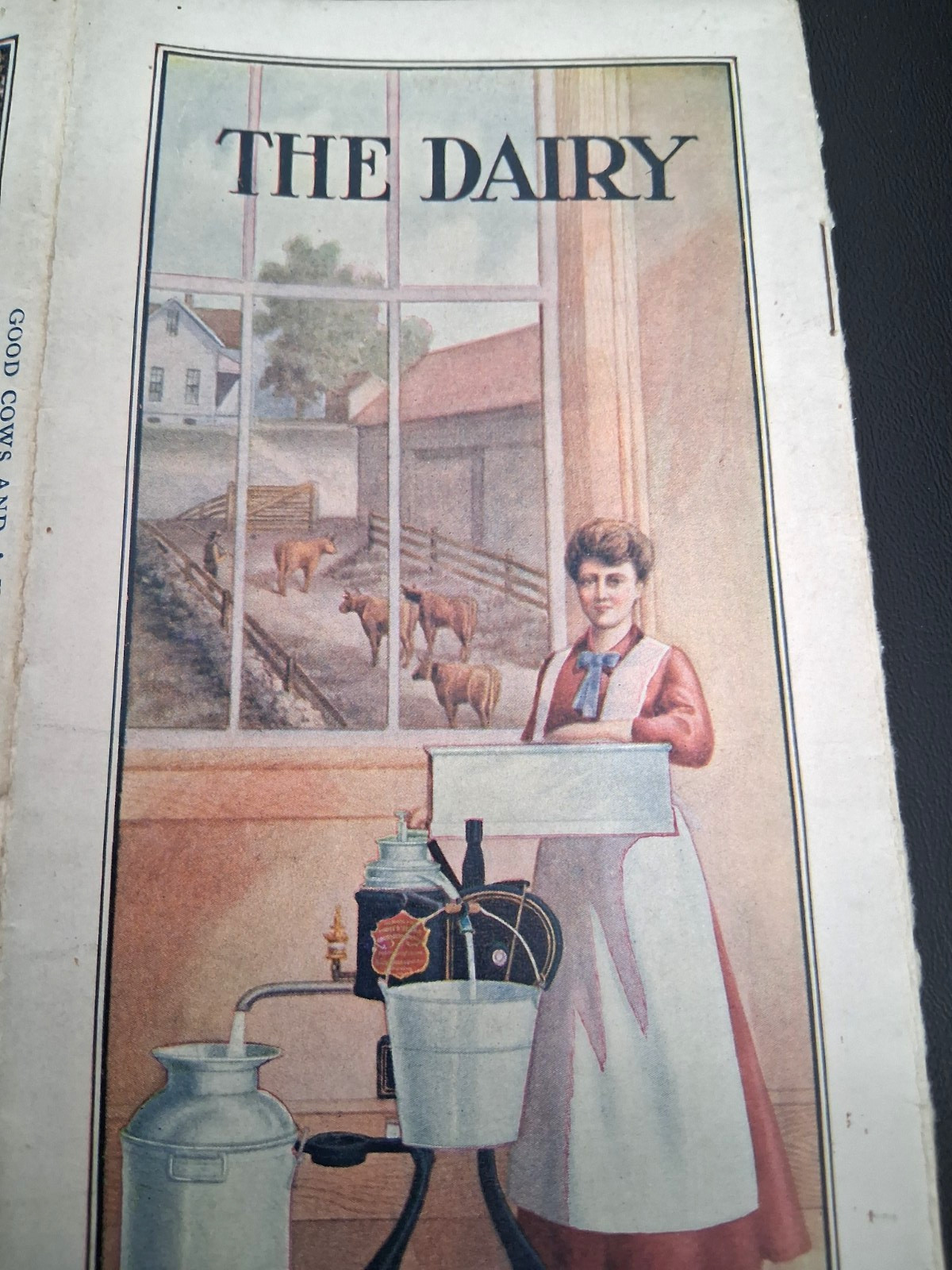 1906 U.S. Cream Separator Catalog Vermont Farm Machine Dairy Bellows Falls color
