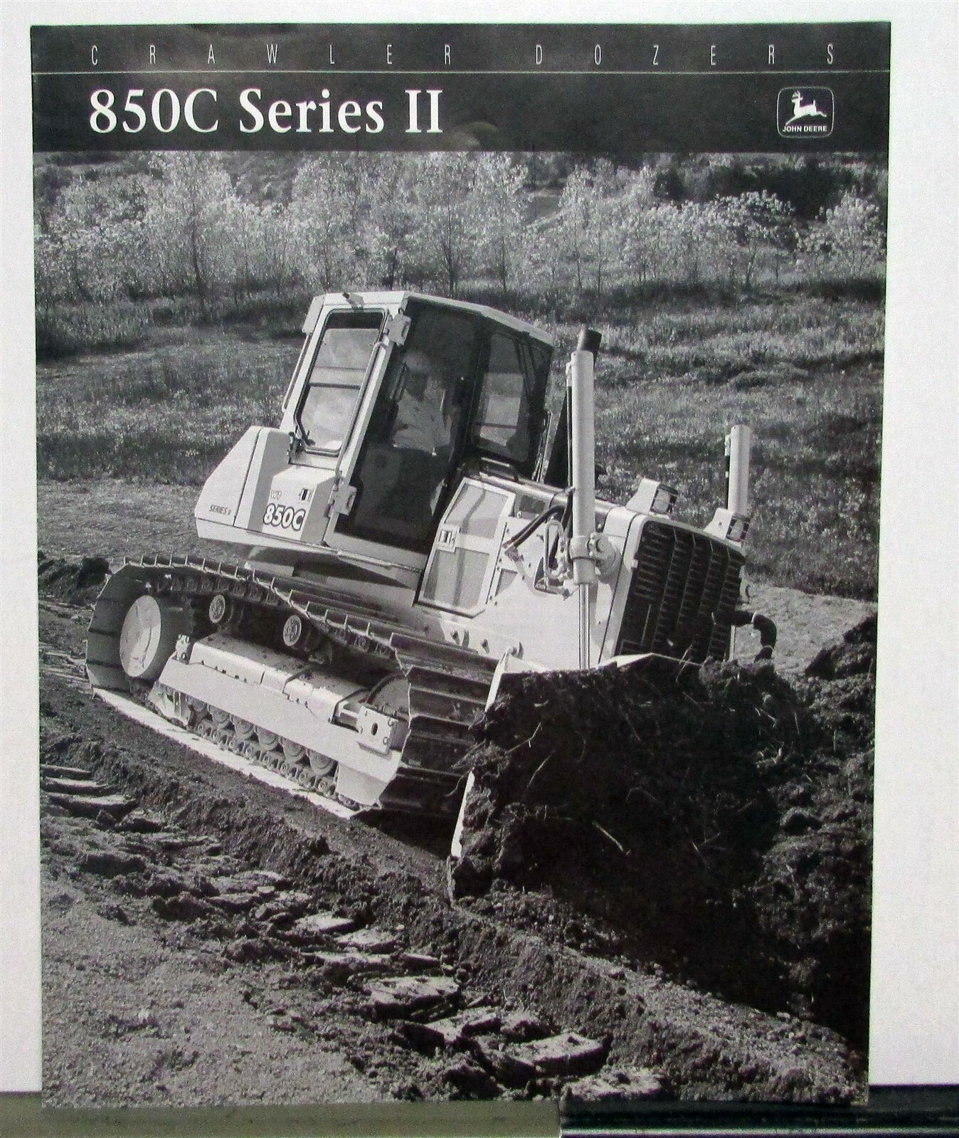 2000 John Deere 850C Series II Crawler Dozer Specs Construction Sales Brochure