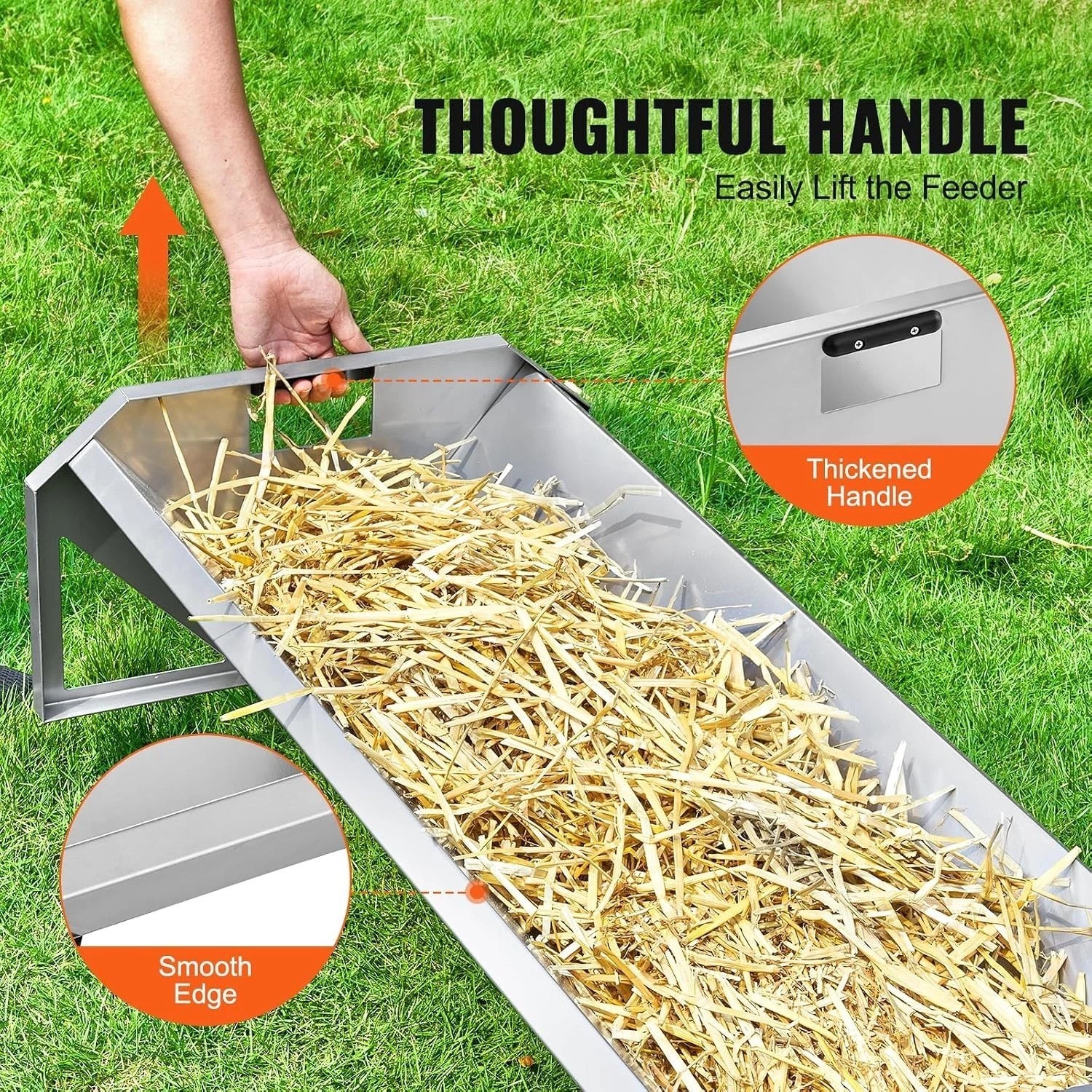 Efficient 22 Gallon Hay Feeder for Goats and Sheep – Heavy-Duty Construction