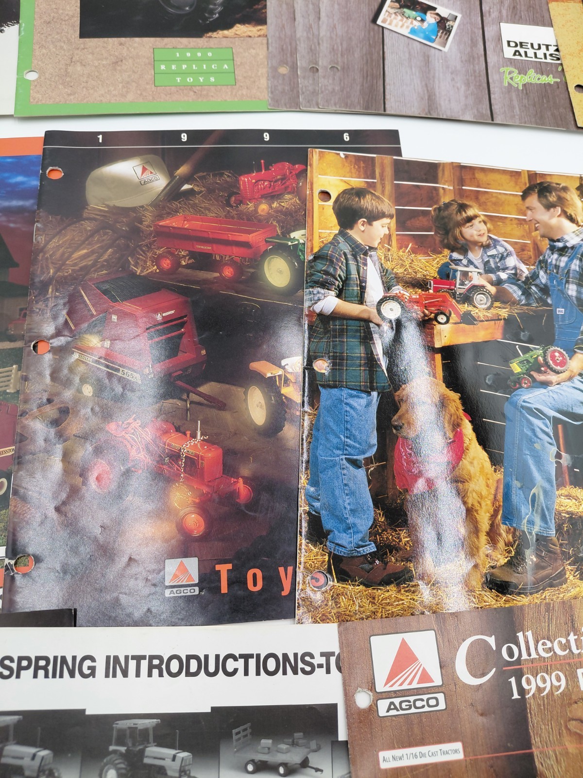 Lot Of 18 Vintage Ertl & Speccast Farm Toys Advertising Brochures 1990s & 2000s